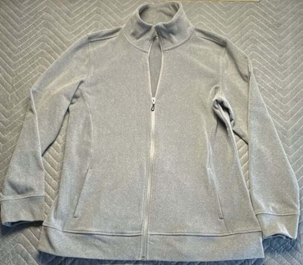 Hi-Tec Women's Full-Zip Brushed Fleece Performance Jacket Large